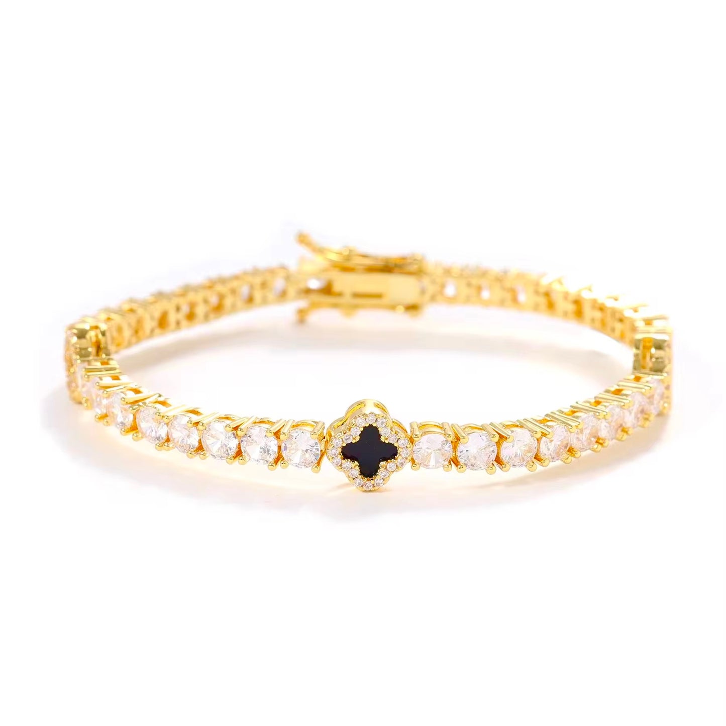 Clover Tennis Bracelet