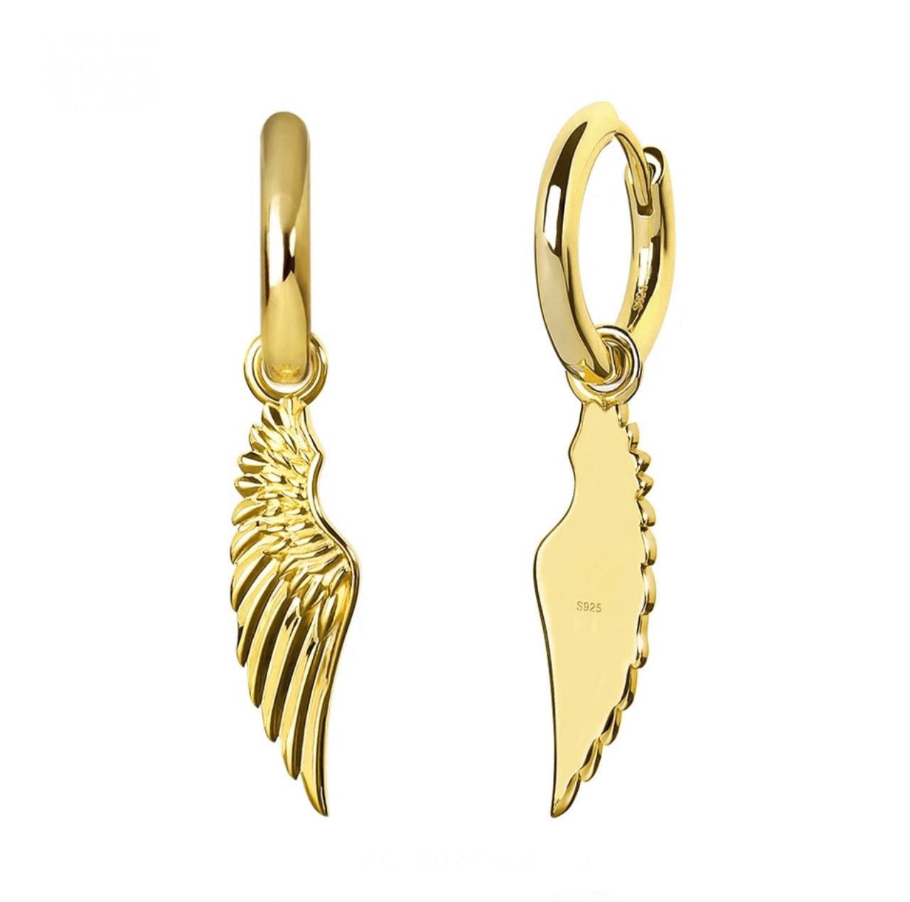 Set Pendientes Alas (02108)
