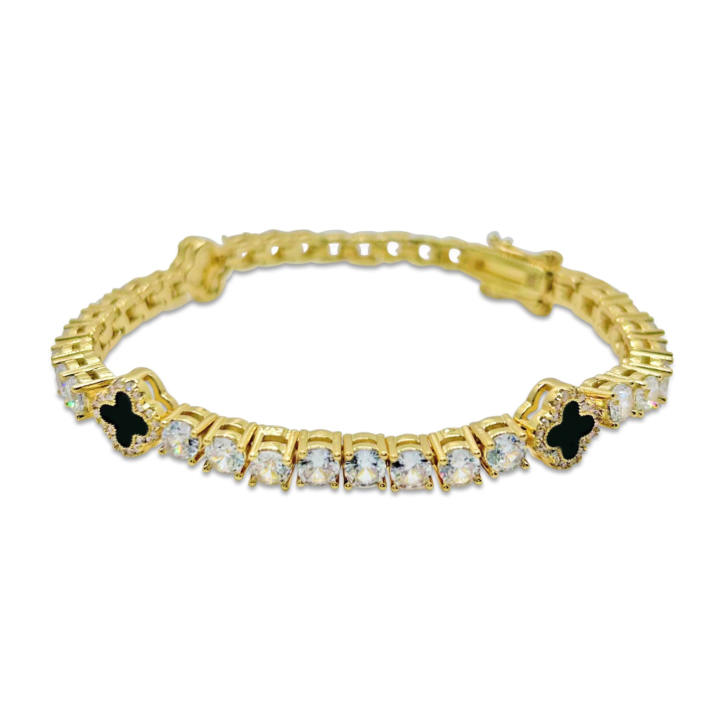 Clover Tennis Bracelet