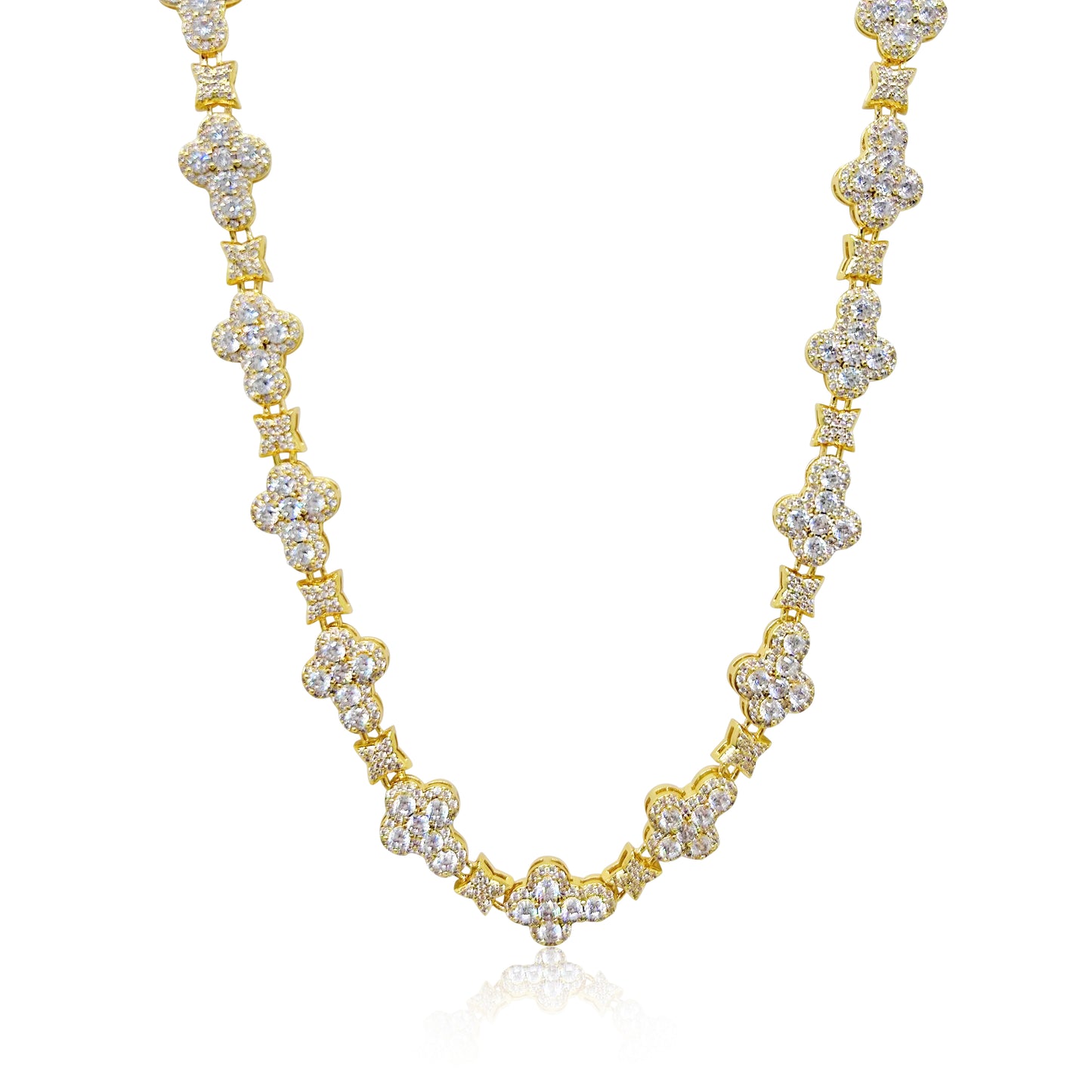 (10mm)Iced Cross Link Chain