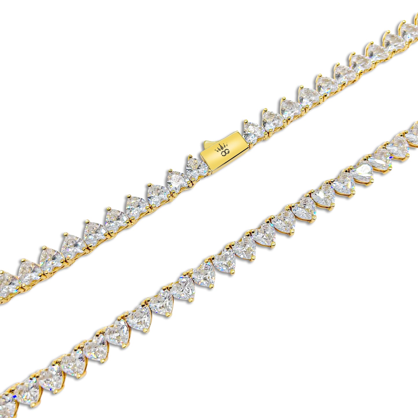 7mm Tennis Heart Chain (02125)