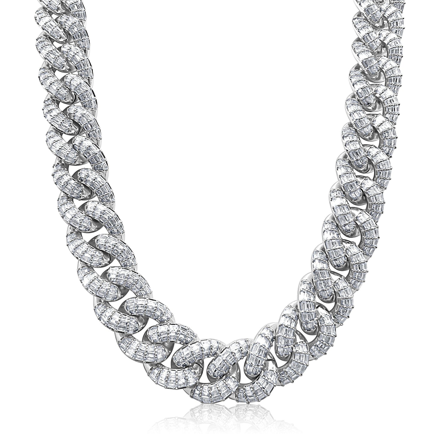 (18mm) Iced Cuban Chain (02049)