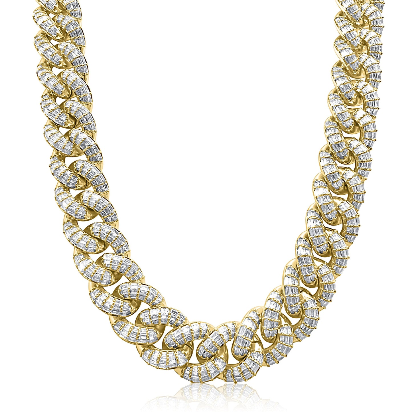 (18mm) Iced Cuban Chain (02049)