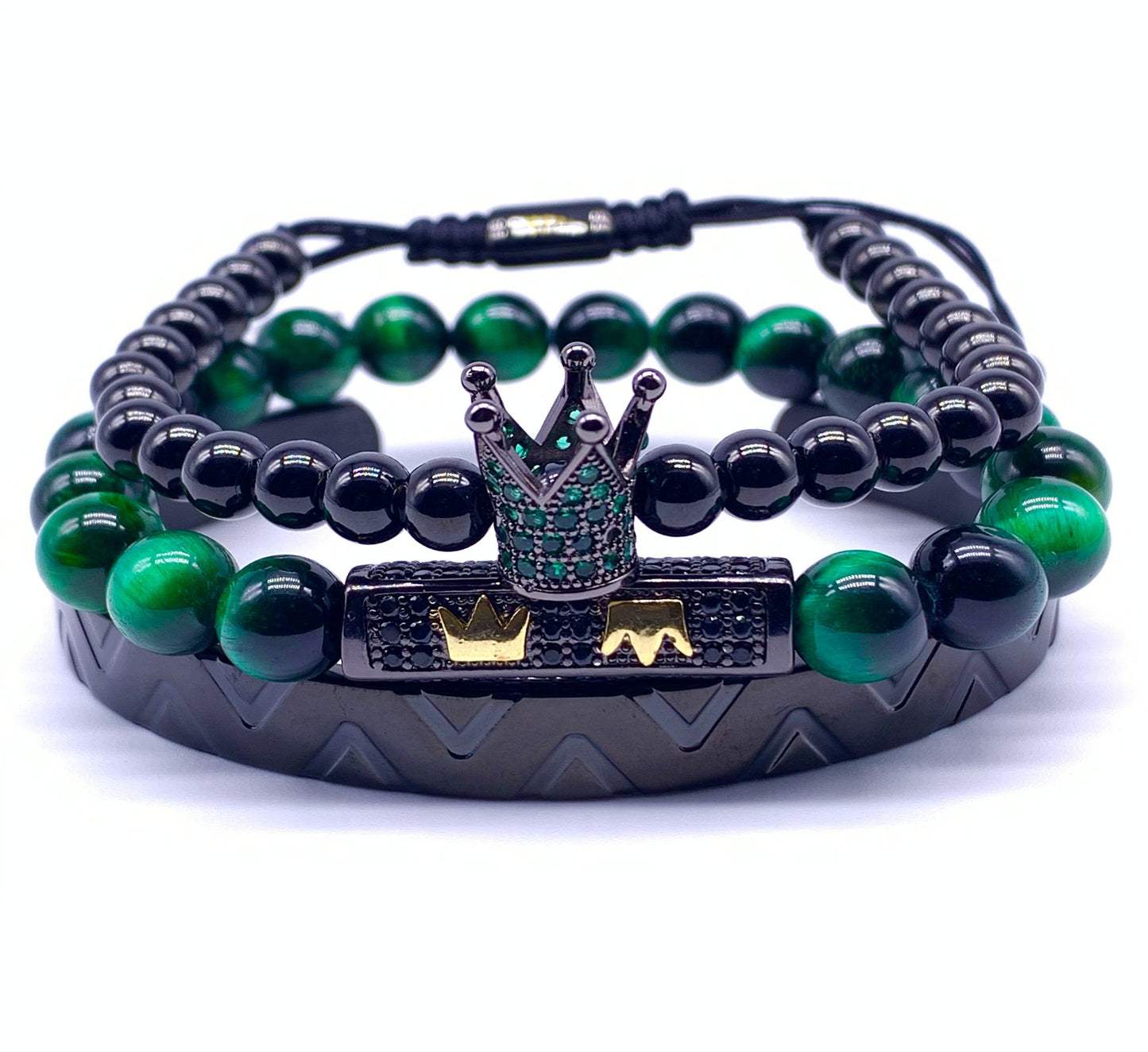 Conjunto Ojo de Tigre Verde (02036)