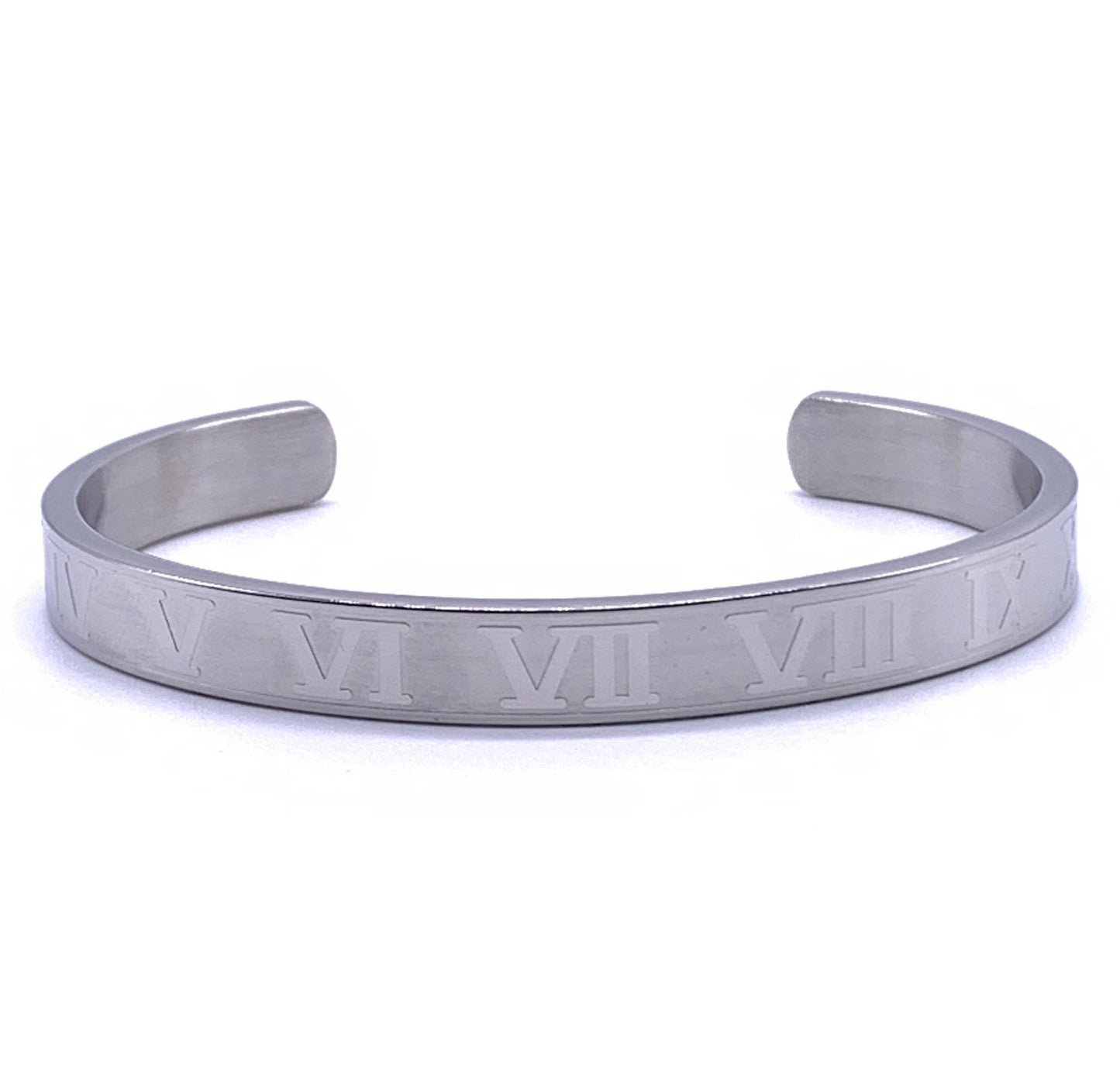 (8 mm) Brazalete romano para caballero (02061)