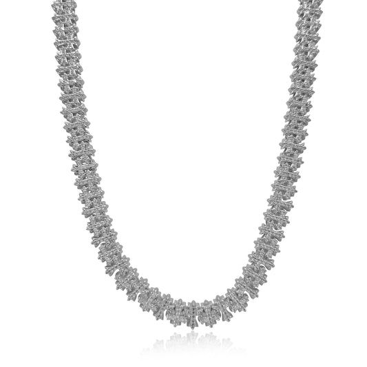 Iced Out Cross 8.5 mm Chain