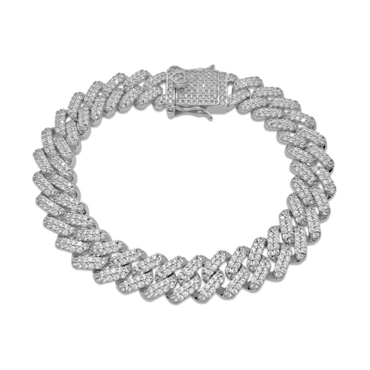 12mm Iced Cuban Bracelet