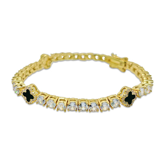 Clover Tennis Bracelet