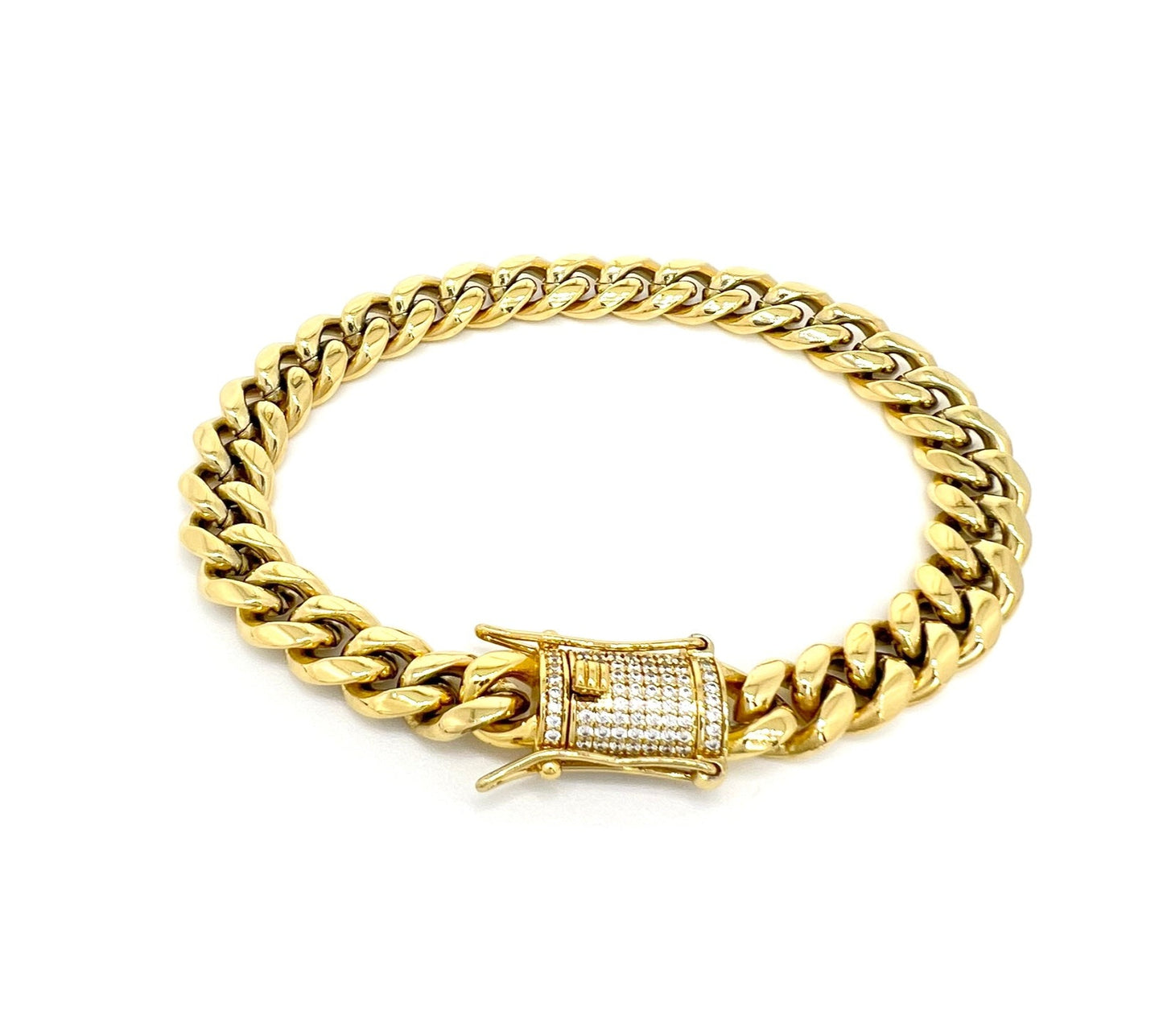 Cuban Bracelet- 8mm (02112)