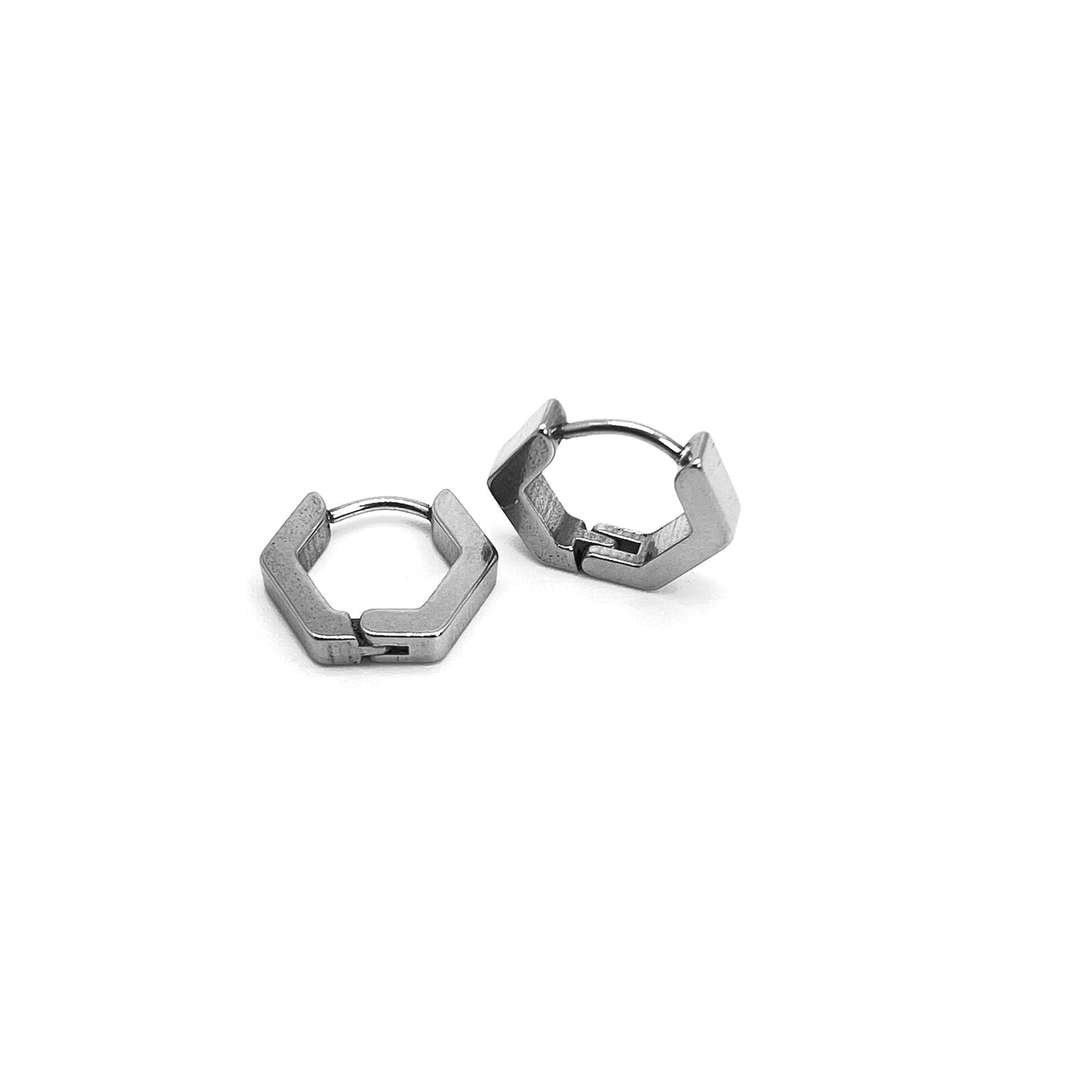 Juego de aretes hexagonales (02121)