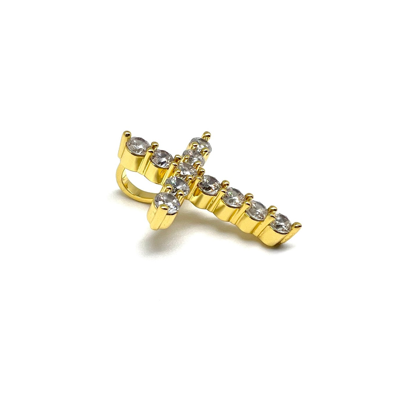 Iced Cross Pendant (02122)