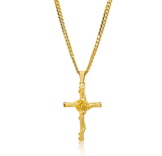 (3.5mm) Rose Cross Chain (02048)