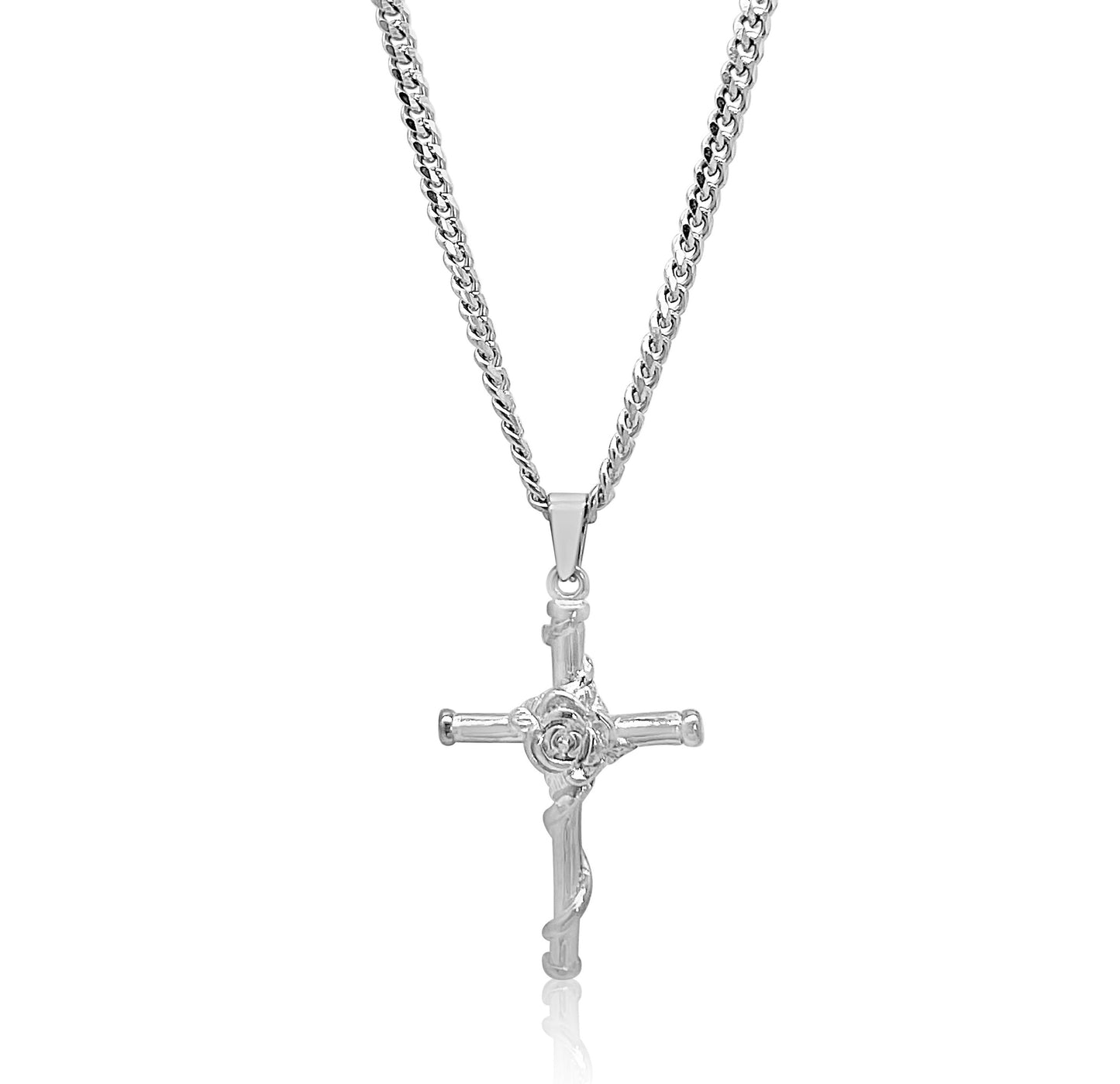 (3.5mm) Rose Cross Chain (02048)